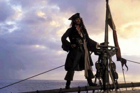 johnny depp pirates of the caribbean 1. JOHNNY-- A JOLLY TAR INDEED