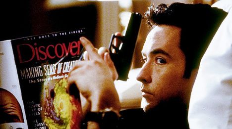 John Cusack also plays a hit man in a black comedy, Grosse Pointe Blank 