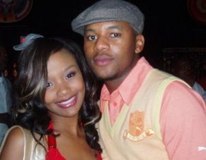 Nonhle and her then man, baby