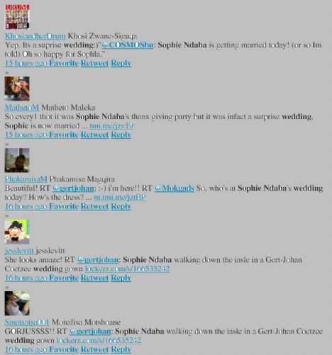 Sophie twitter wedding 2