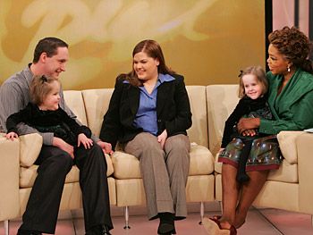 Herrins family with Oprah