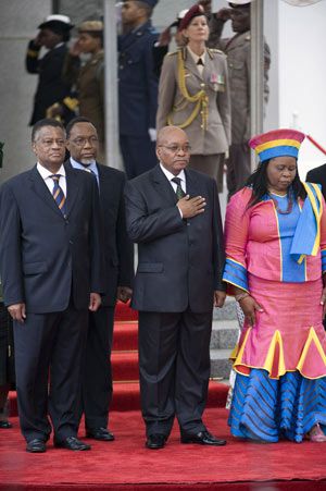 Zuma and lovely Makhumalo