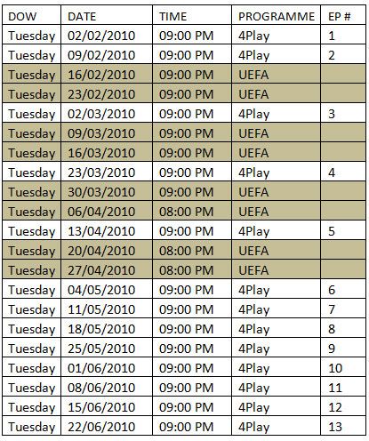 4Play_schedule_table