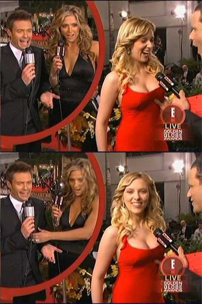 Scarlett Johannsen groped