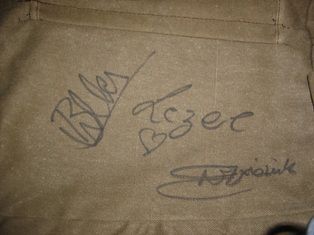 signed bag