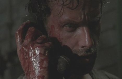 Rick Phone Walking Dead