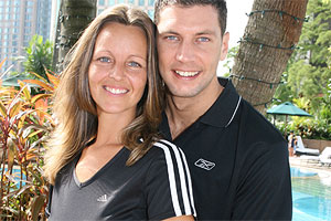 Laura Kluk and Andy Lawson Laura Kluk and Andy Lawson