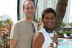 Howard Bicknell and Sahran Abeysundara