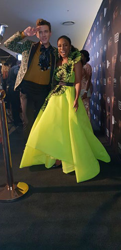 Gert-Johan Coetzee and Nomzamo Mbatha