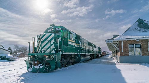 World's Greatest Train Journeys from Above