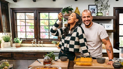 In the Kitchen with Abner and Amanda